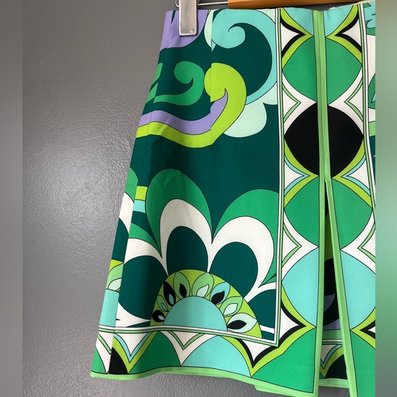 ZARA: Short printed skirt with Inverted box pleat (Size S) NWT - Picture 6 of 8